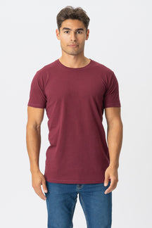 Camiseta muscular - Borgoña Rojo