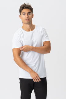 Camiseta muscular - blanco