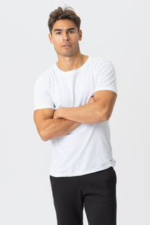 Camiseta muscular - blanco