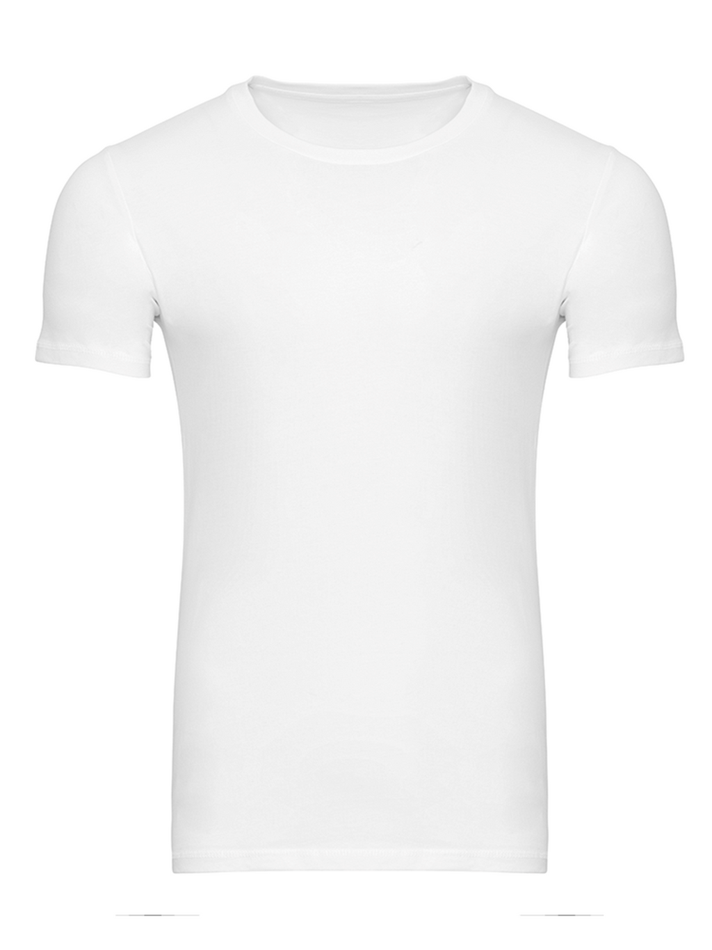 Camiseta muscular - blanco