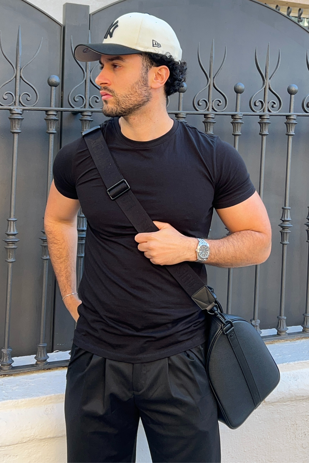 Camiseta muscular - Negro
