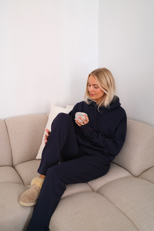 Sudadera con capucha Essential para Mujer - Azul marino