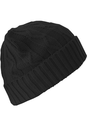 Next Gorro Cable Flap - Negro