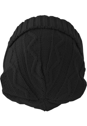 Next Gorro Cable Flap - Negro