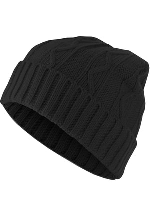 Next Gorro Cable Flap - Negro