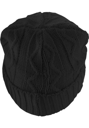 Next Gorro Cable Flap - Negro