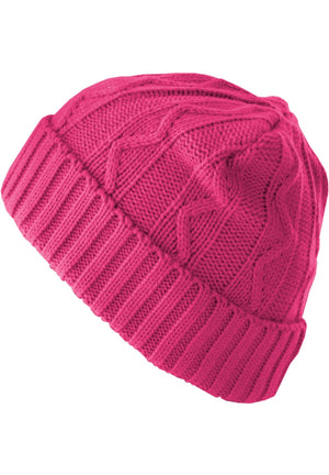 Siguiente Gorro Cable Flap - Magenta