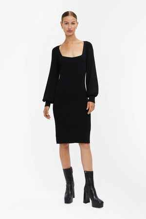 Agnes Knit Dress - Black