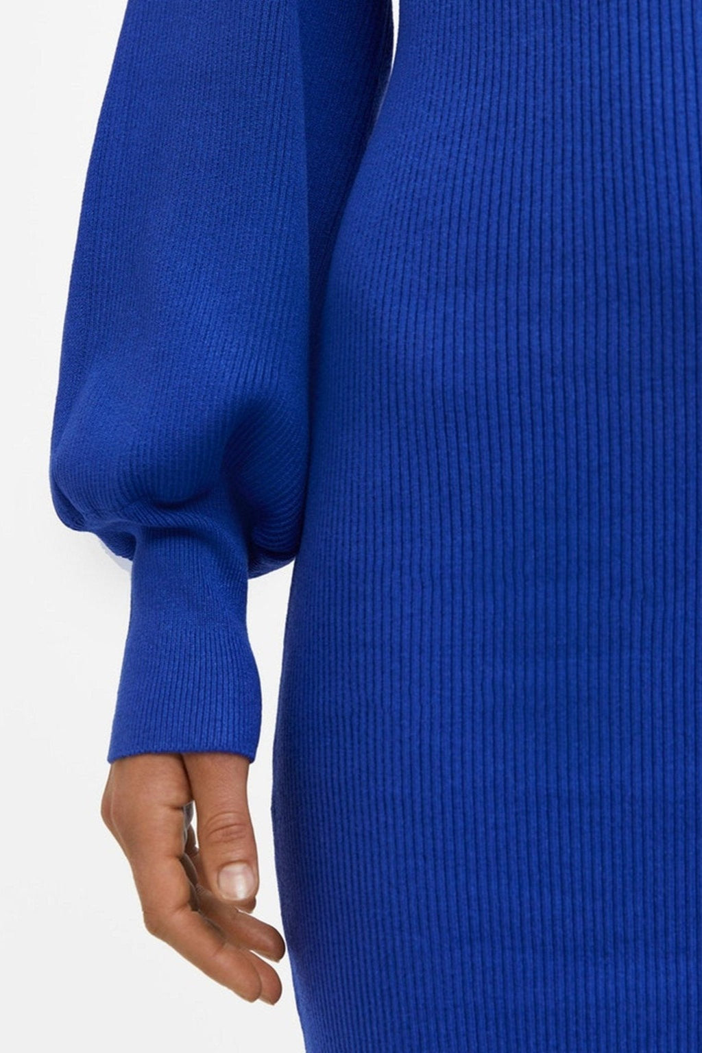 Agnes Strik Kjole - Clematis -Blue