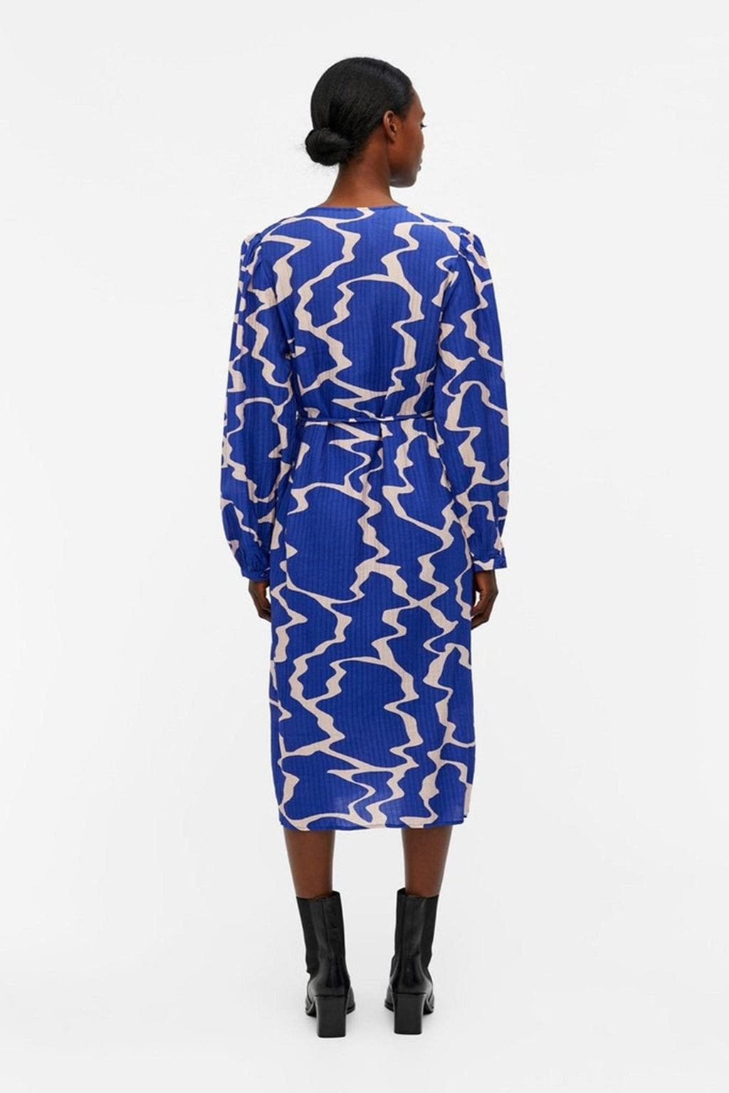 Vanja Wrap Kjole - Clematis azul