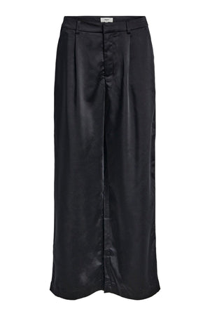 Debra Mid Waist Pants - Sort