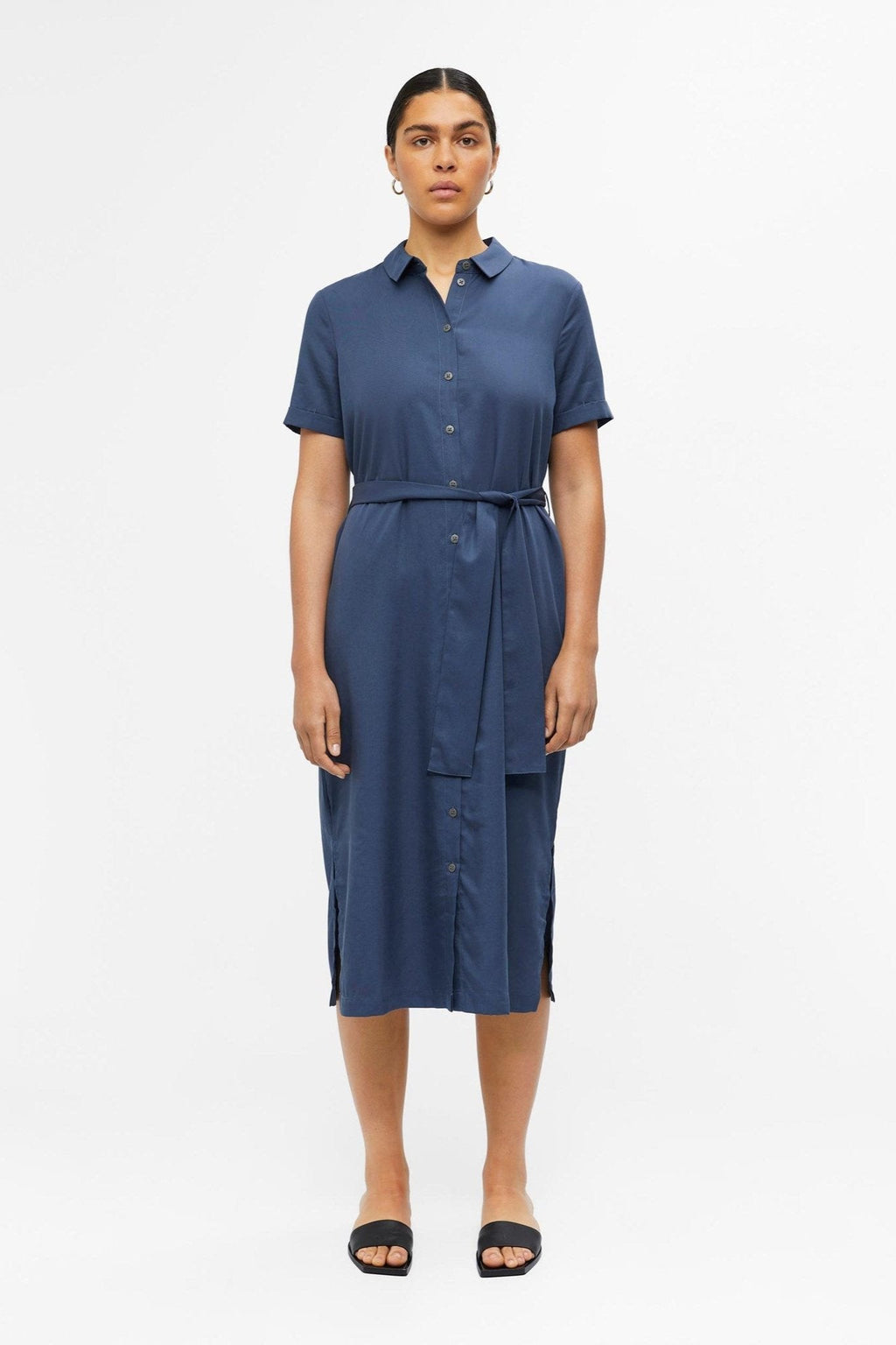 Tilda Maxi Kjole - Blue Indigo