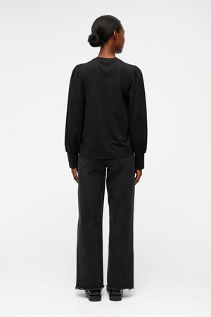 Caroline Langærmet Top - Sorteo