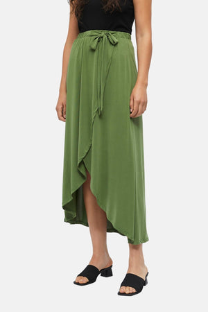Falda Jannie Maxi - Vineyard Green