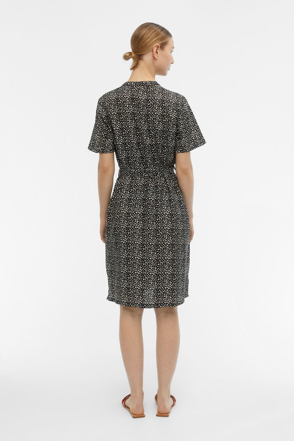 Seline Midi Kjole - Sort