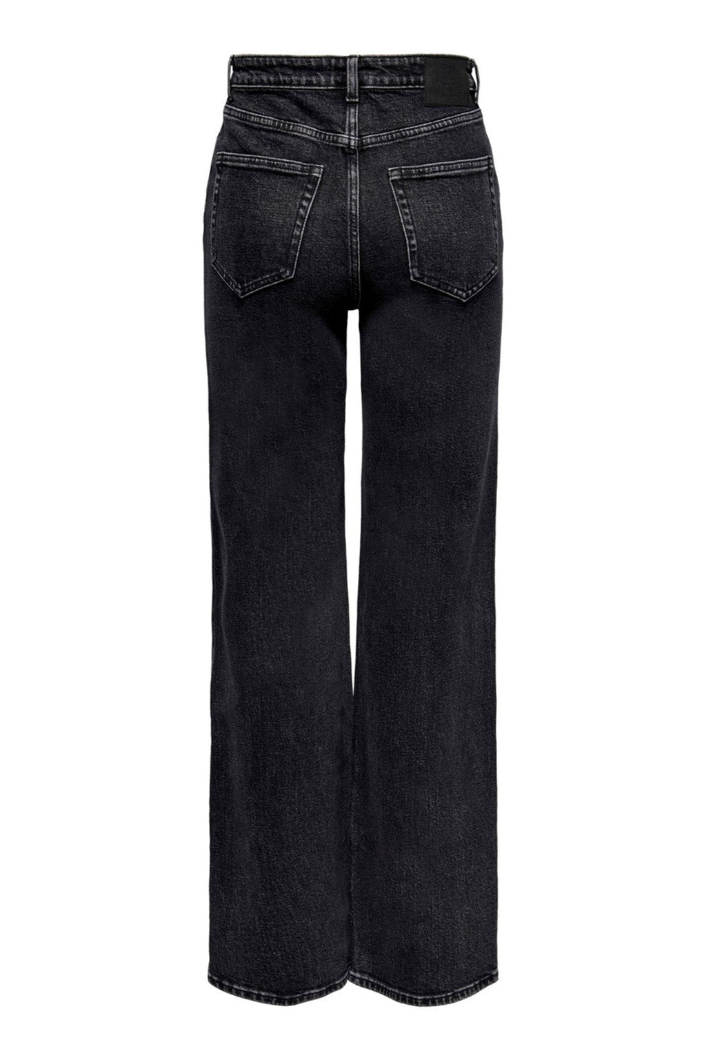 Jeans jugosos (pierna ancha) - denim negro
