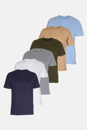 Organic Basic T-shirts – Package Deal 6 pcs. (email)