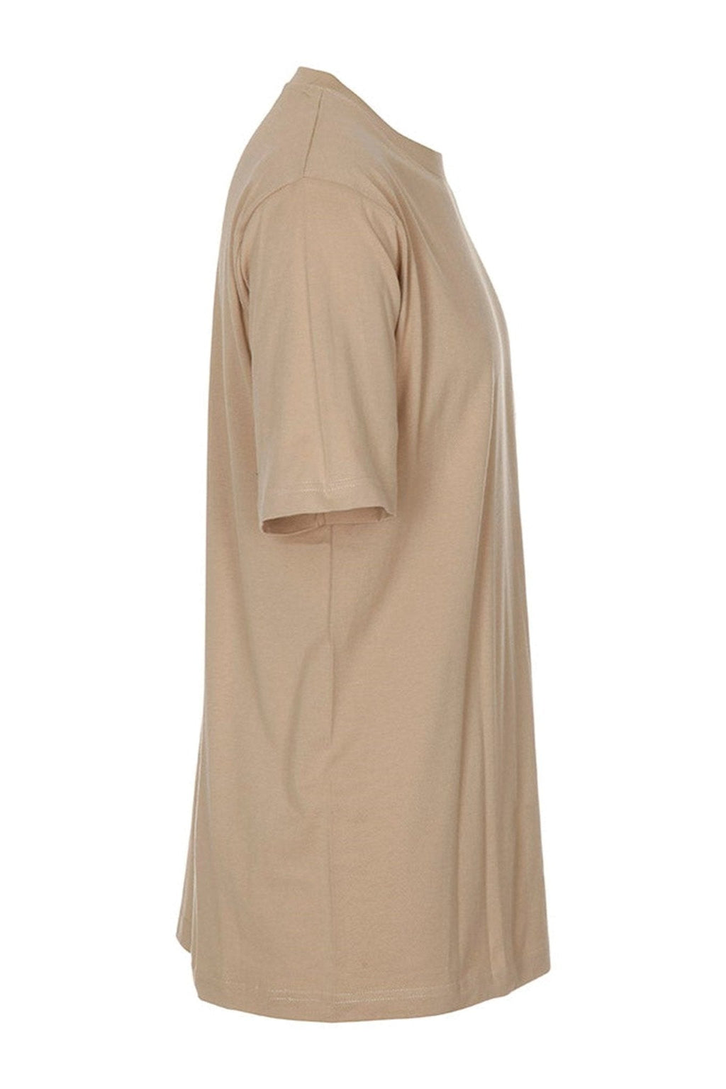 Camiseta de gran tamaño - beige