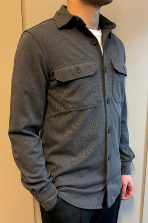 Performance Regular Overshirt - Carbón