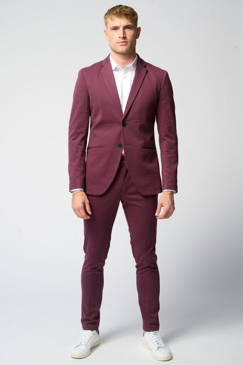 The Original Performance Suit™️ (Burgundy) + The Original Performance Shirt - Package Deal - TeeShoppen Group™ - Suit - TeeShoppen