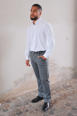 Performance Pants Wide - Gris mezcla