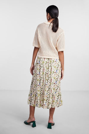 Polo de punto de leta - humo blanco