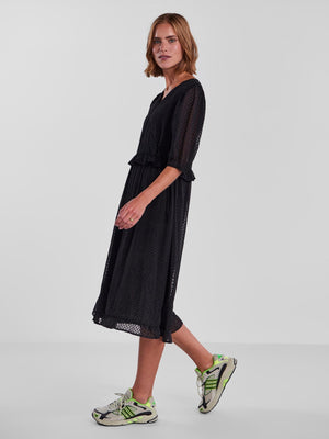 Vestido Agana Midi - Negro