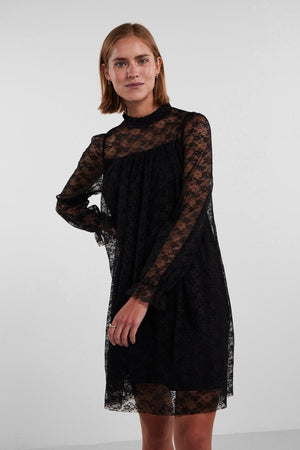 May Lace Maxi Kjole - Sort