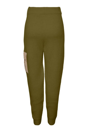 Pantalones de punto de Naura - Fir Green