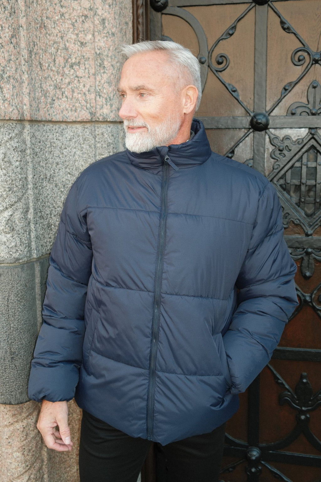 Chaqueta Puffer - Azul marino