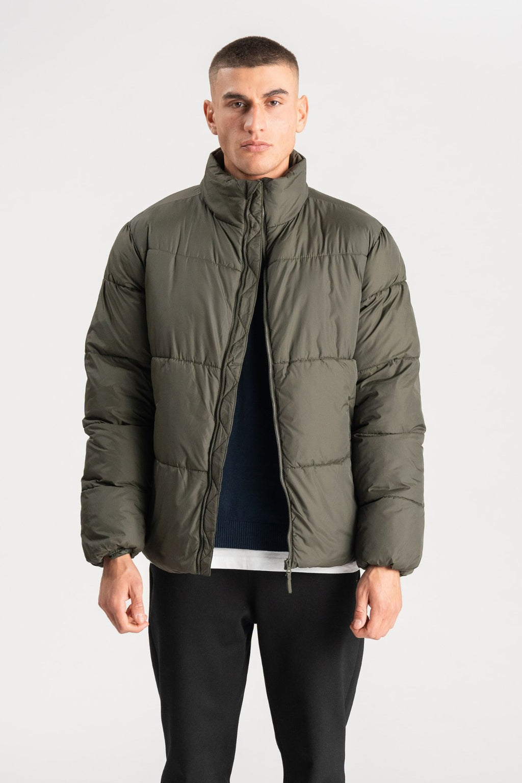 Chaqueta Puffer - Oliva