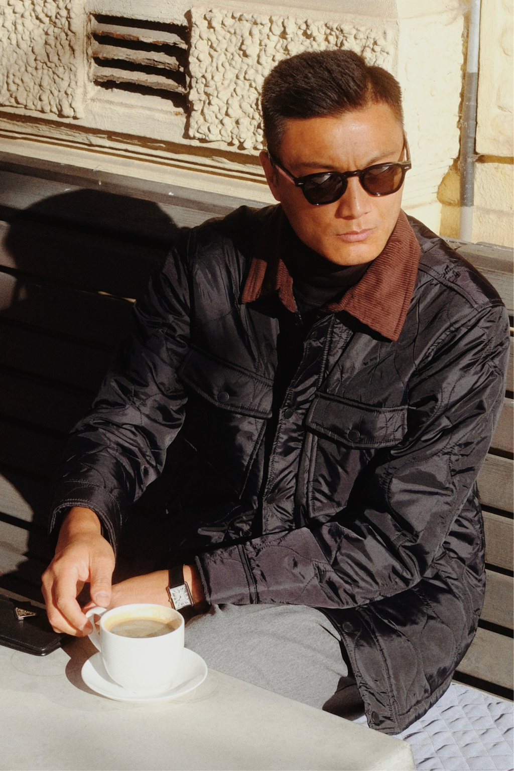 Chaqueta acolchada - Negra