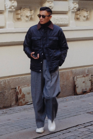 Chaqueta acolchada - Azul marino