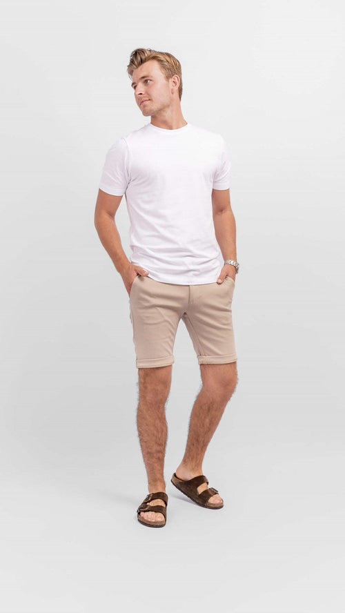 Chino Shorts - Beige - TeeShoppen - Sand/Beige