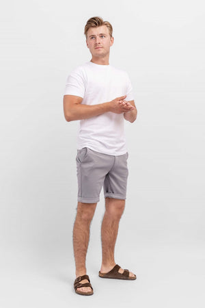 chinos Shorts - Gris claro