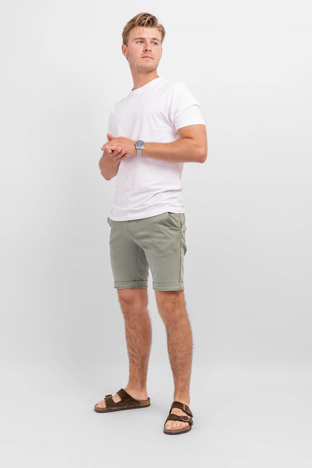 chinos Shorts - Oliva