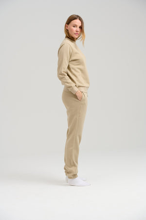 Pantalones de chándal básicos - beige oscuro