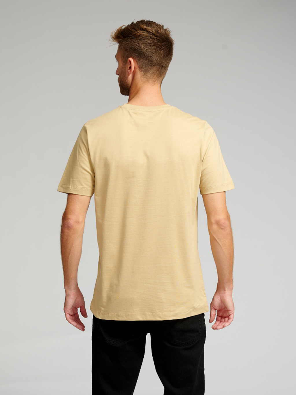 Camiseta básica orgánica - beige