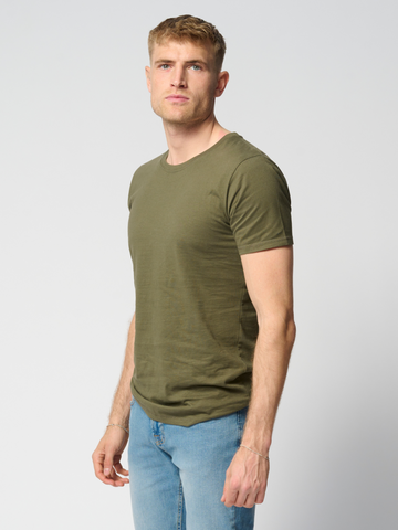 Camiseta muscular - Green del ejército