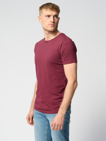 Camiseta muscular - Borgoña Rojo