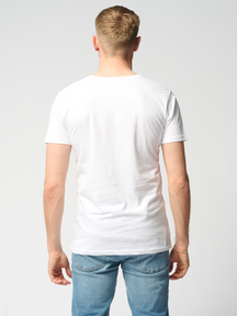 Camiseta muscular - blanco