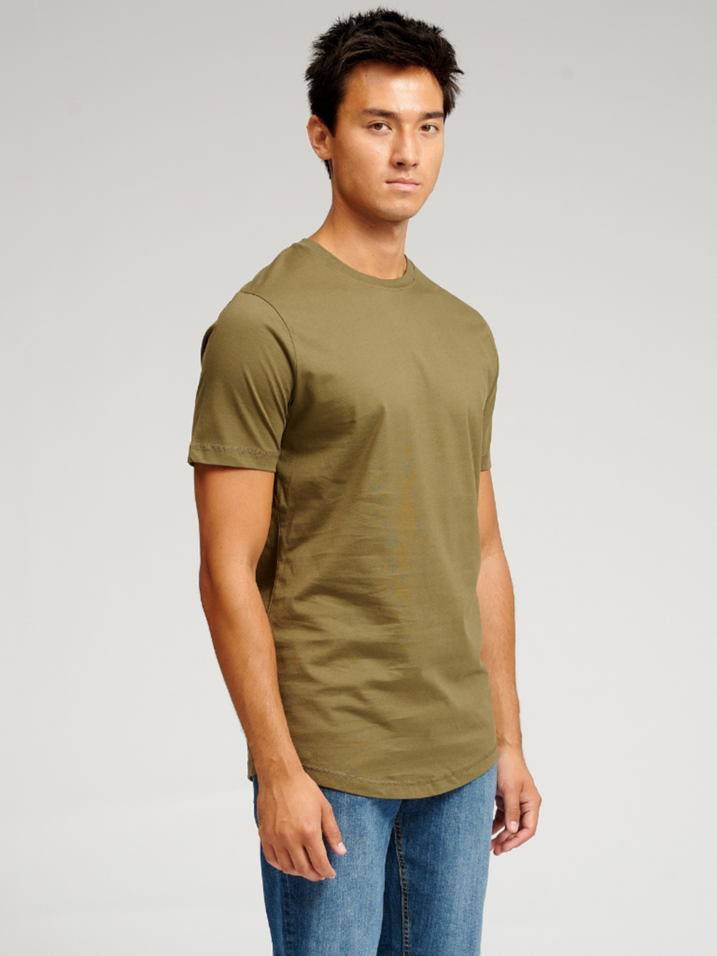 Camiseta larga - Green del ejército