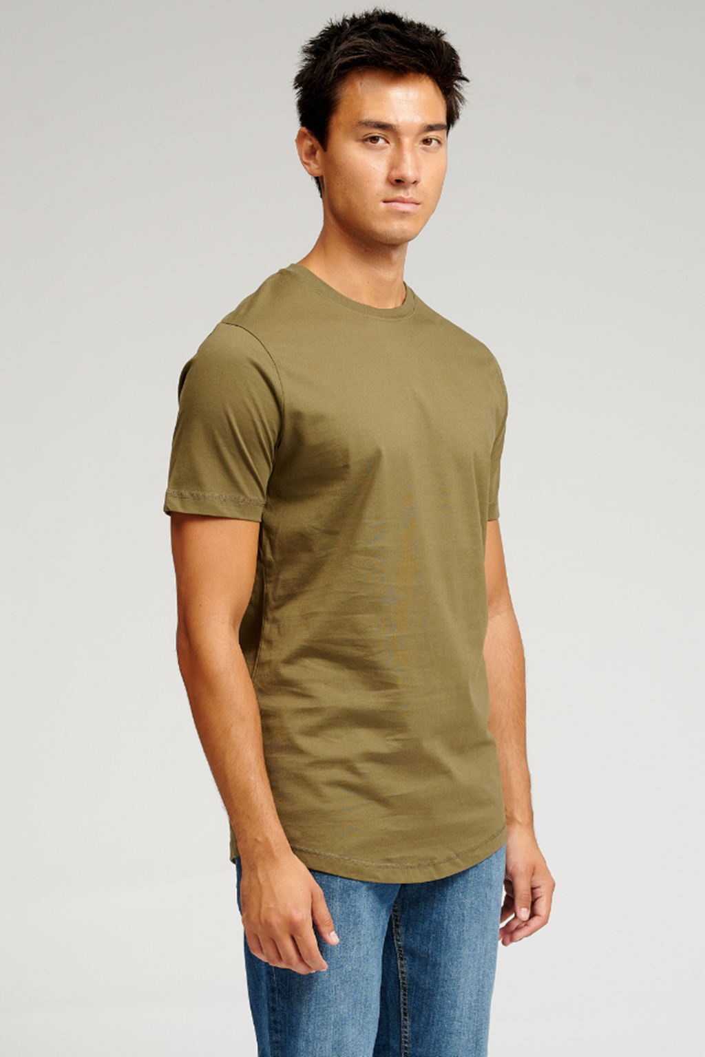 Camiseta larga - Green del ejército
