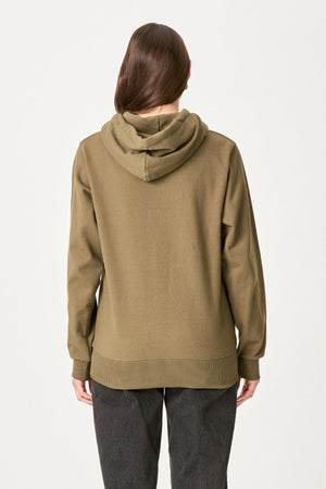 Oversized Sudadera con capucha - Oliva