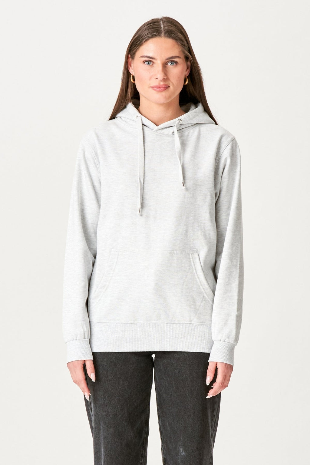 Sudadera con capucha de gran tamaño - Ash Gray