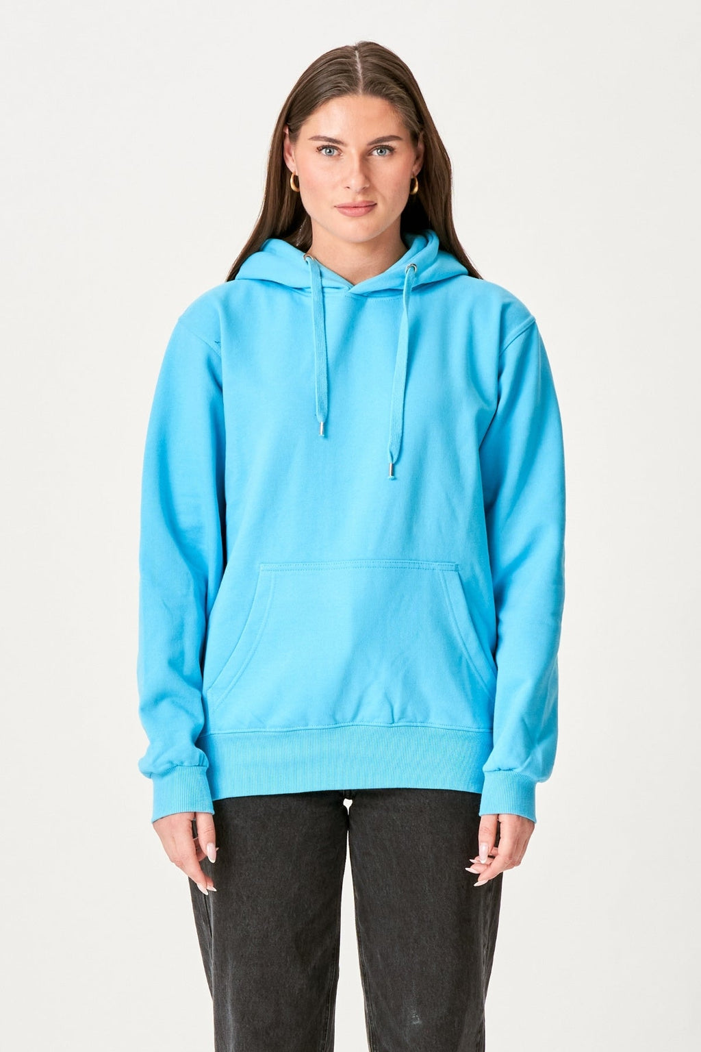 Oversized Hoodie - Turquoise Blue