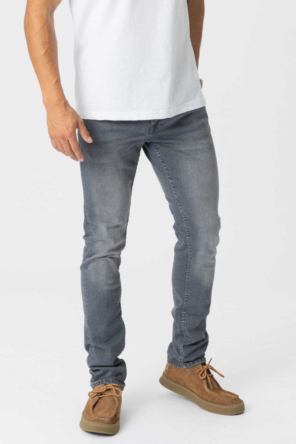 Los jeans de rendimiento originales (delgados) - denim gris