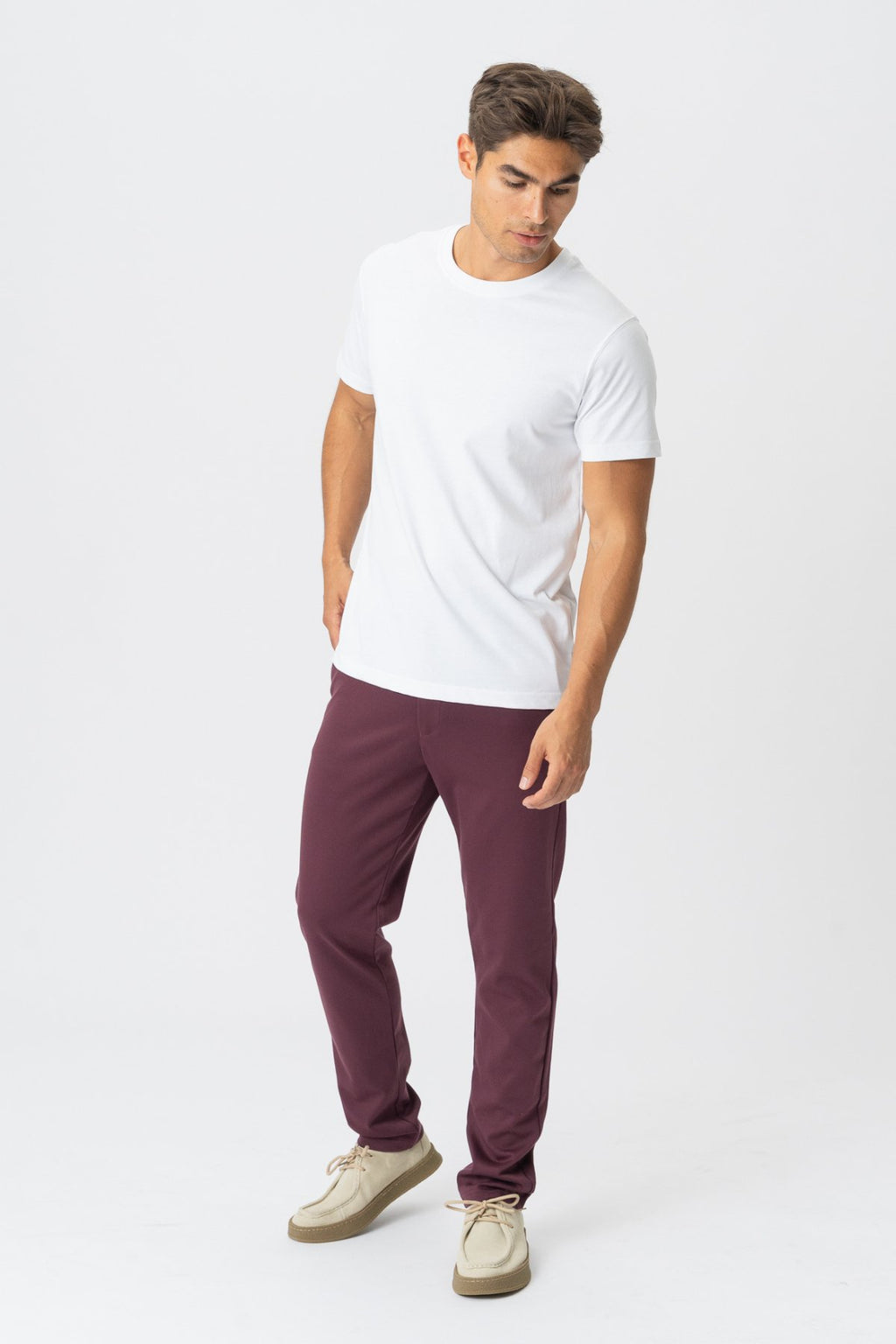 El original Performance Pants - Borgoña