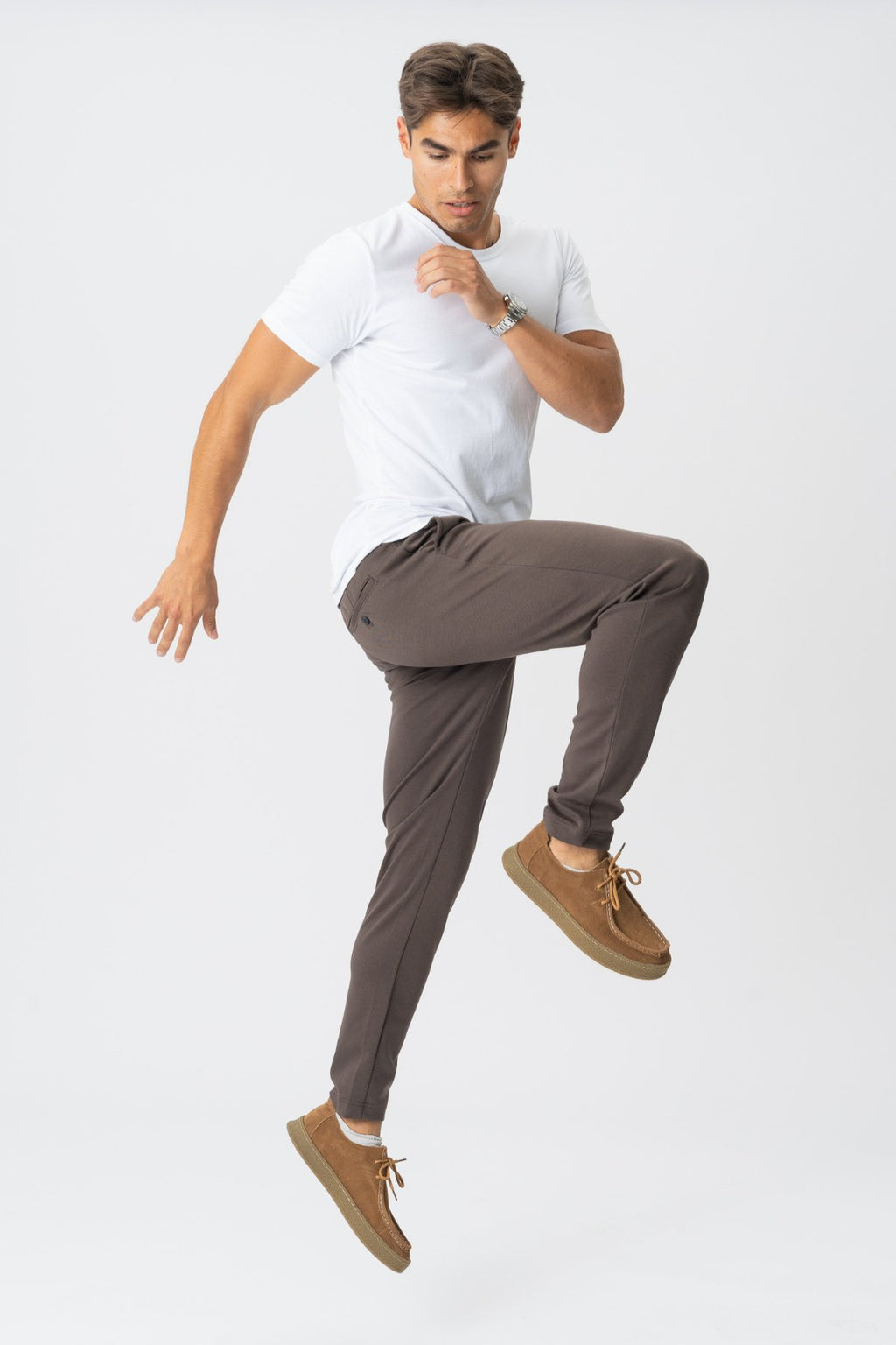 El original Performance Pants - Marron oscuro