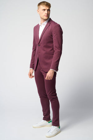 The Original Performance Suit™️ (Burgundy) + Shirt & Tie - Package Deal (V.I.P)